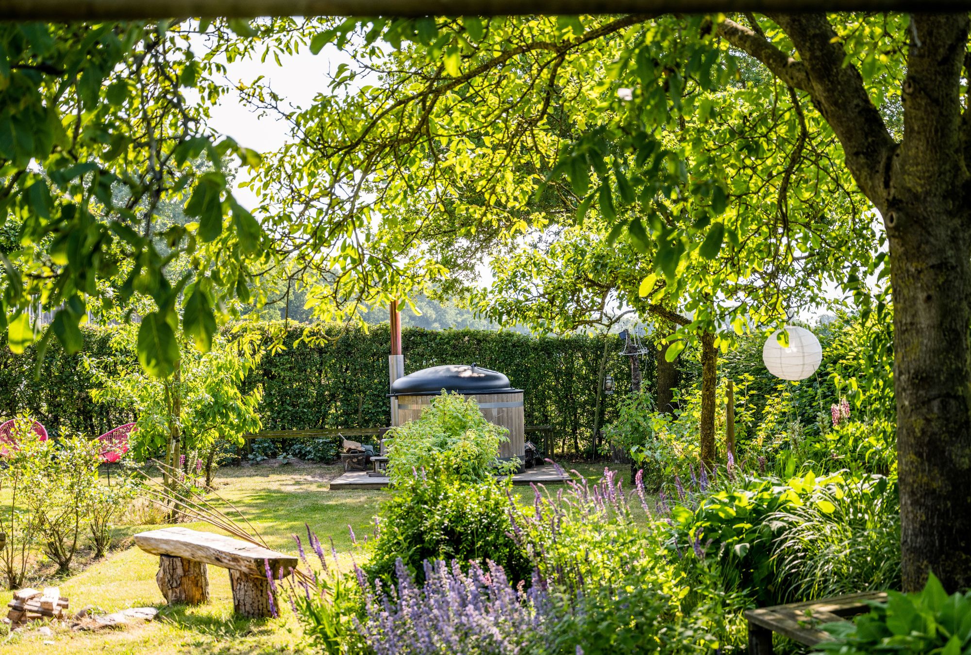 Gastenverblijf Het Voorhuis Vergaderen Tuin